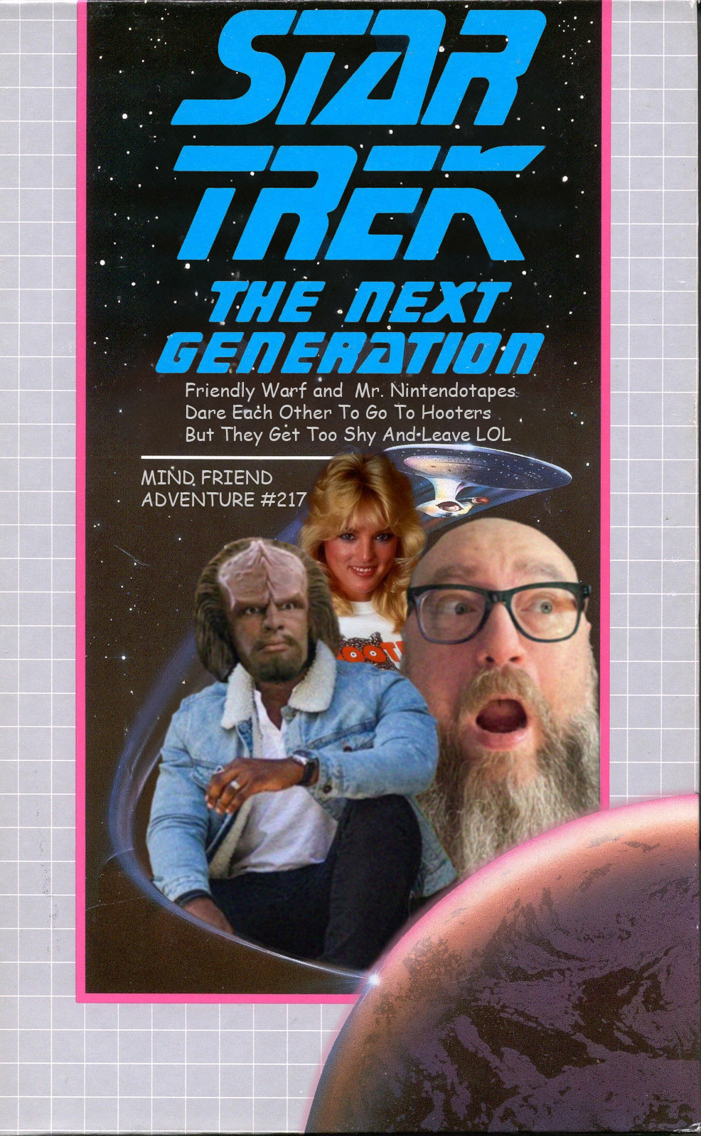 Friendly Worf and Mr. Nintendotapes